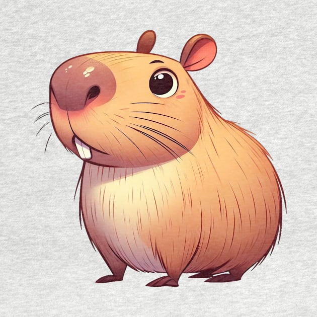 Cute Capybara Illustration by Dmytro